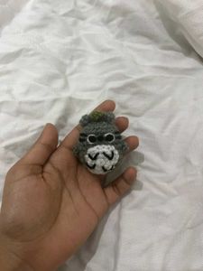 Chrochet Baby Totoro Key Chain Plush