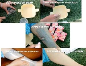 Hair Removal Soap Pack Of 8