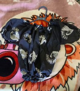 Crop Top And Long Skirt