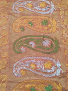 Vintage Handloom Tissue silk Saree