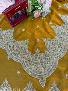 Elegant Mustard Saree