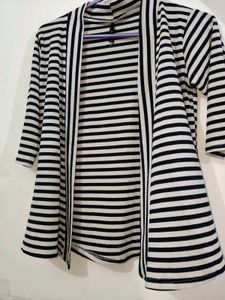 Striped Shrug