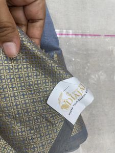 Grey Silk Saree