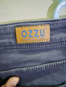 Gray Flare Leg Jeans