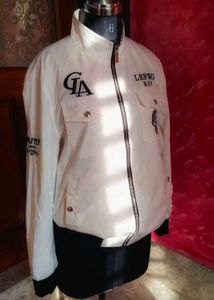 Stylish White Casual Jacket