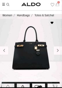 ALDO Black Tote Bag Fix Price