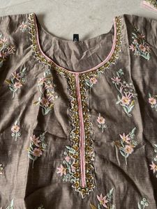 Embroidered Kurta Set