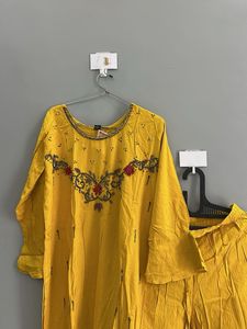 Yellow Kurta Set (XL)