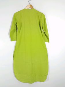 Global Desi Green with Blue Prints  Kurtis(Women&#39;s)