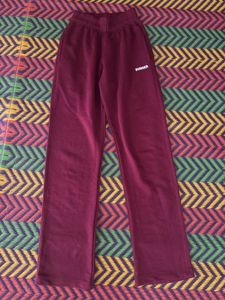 Burgundy Casual Sweatpants