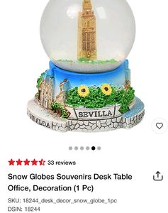 Seville Snow Globe