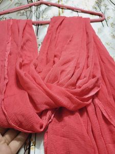 Rose Pink Solid Dupatta 💓