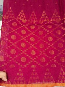 Maroon Saree
