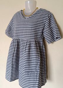 Stripe Dress For Adults