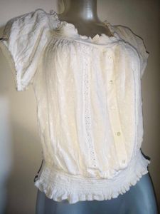 🎁Buy 1, Get 1 Free🎁White Lace Top S/ M