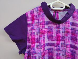 Purple &amp; Pink printed top