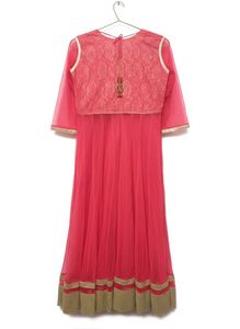 Elegant Pink Ethnic Gown