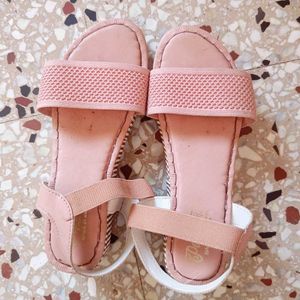 Pink Strappy Sandals