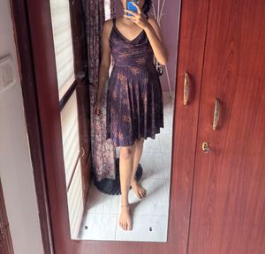 purple pretty dress
