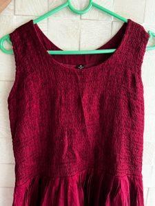 Elegant Maroon Dress
