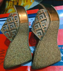 Gold Wedding Heels