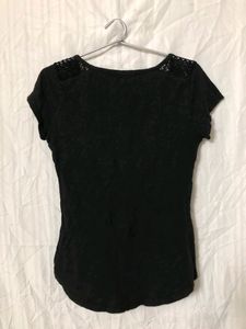 Black Short sleeve Top