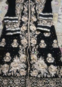 Black Sherwani kurti