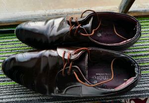 Crown Mera Brown Leather Dress Shoes