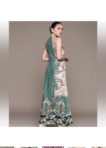 LABEL RITU KUMARFloral Print Fit &amp; Flare Dress