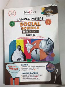 Educart Sample Papers Social Science Class 10