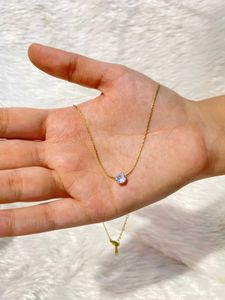 Gold Heart Pendant Necklace