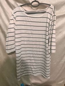 Striped T-Shirt Dress
