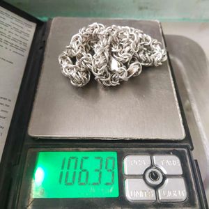 Slightly Used Pure Silver Byzantine Chain 106.390