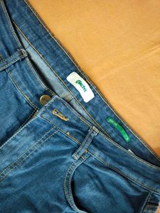 Wide Leg Denim Jeans