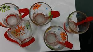 Charming Floral Cups