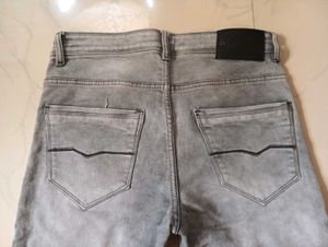 Gray Denim Jeans