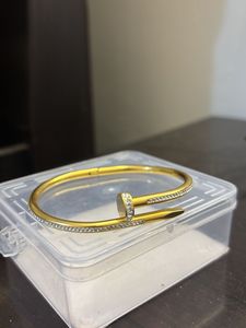 Sparkling Nail Bangle Bracelet