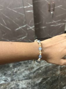Beaded Bracelet with Heart Charm