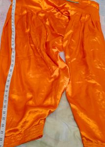 Orange Colour Mom And Baby Dress Combo