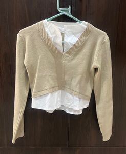 Korean Crop Sweater ❤️