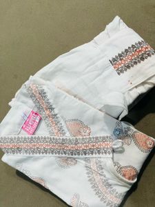 White Kurta Pajama Set