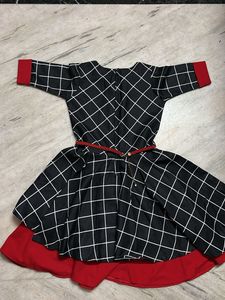 Girls Black &amp; White Dress