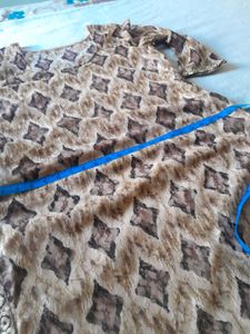 Vintage Brown Patterned Dress