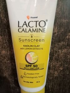 LACTO CALAMINE Sunscreen SPF 50 KAOLIN CLAY.