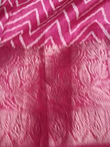 Used Orginal Joint Dolo Pink Saree