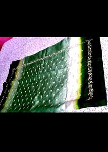 Elegant Green Silk  Saree2