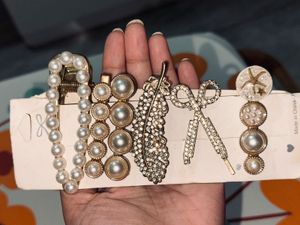 Pearl Hair Clip Set