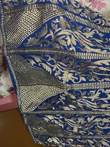 Royal Blue Embroidered Kurta Set &amp; Dupatta