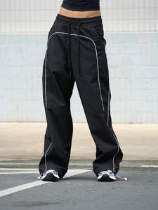 Black unisex Track Pants