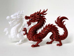 Dragon Showpiece 3d Printed